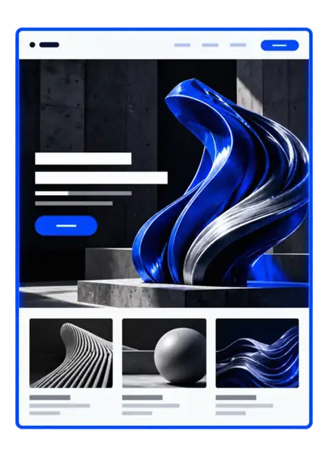 Illustrative creative website